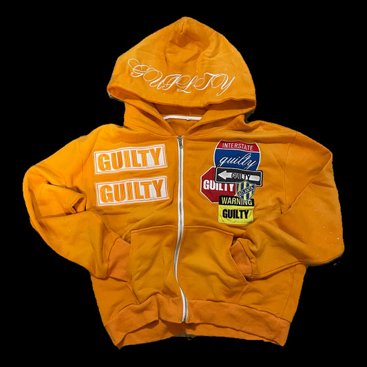‘GUILTY’ Rhinestone Hoodie